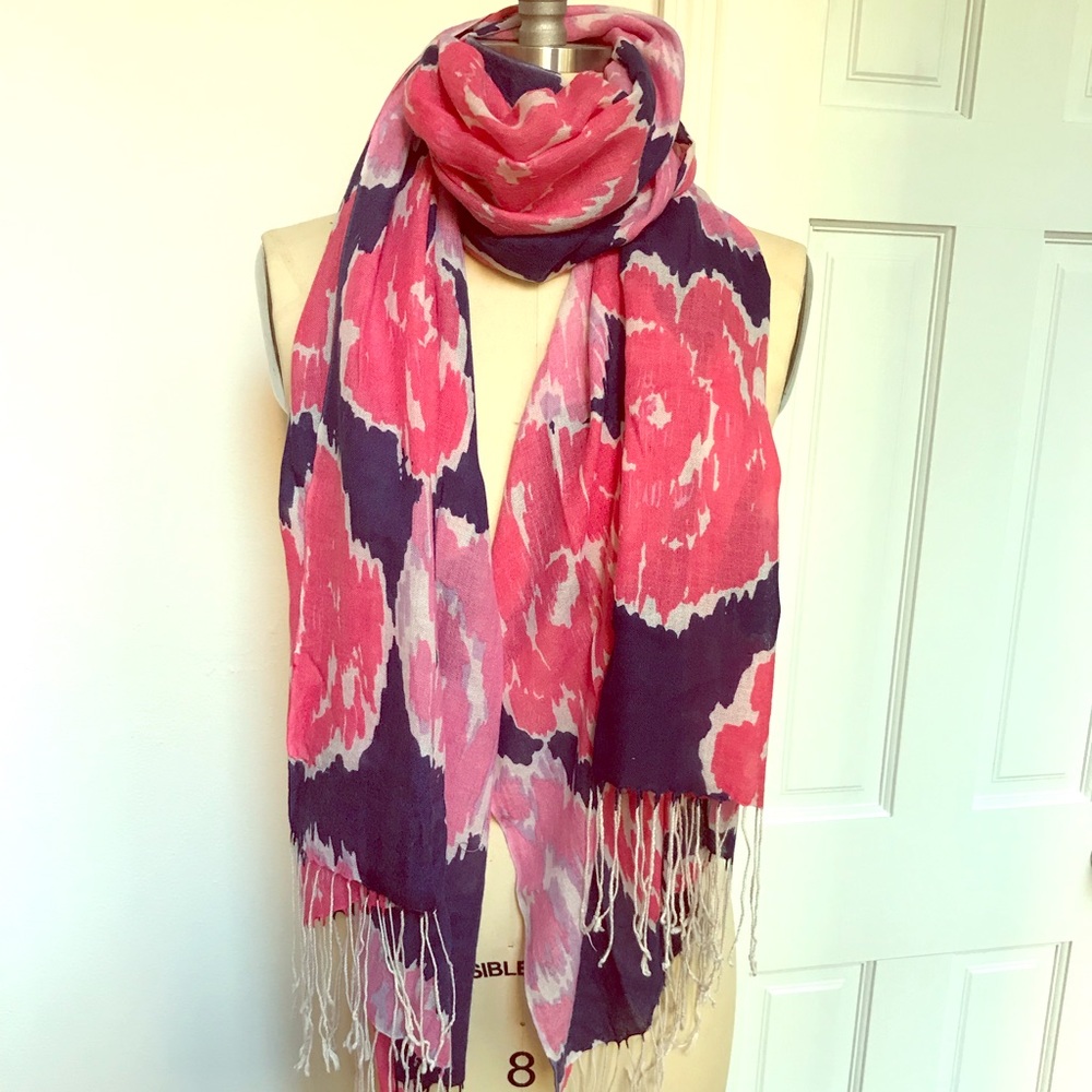 Lilly Pulitzer Murfee silk cashmere scarf